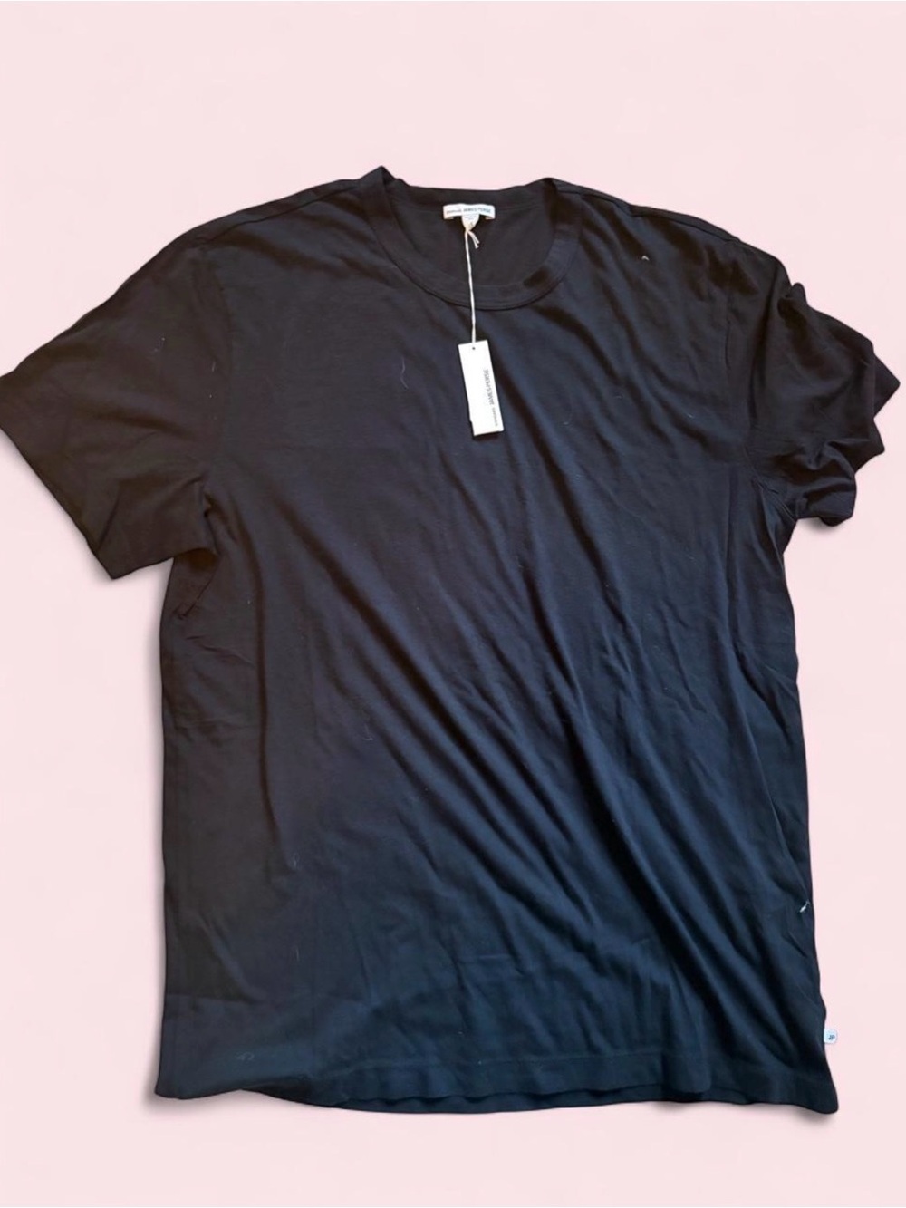 James Perse Black Short Sleeve Crewneck Tee New with Tags